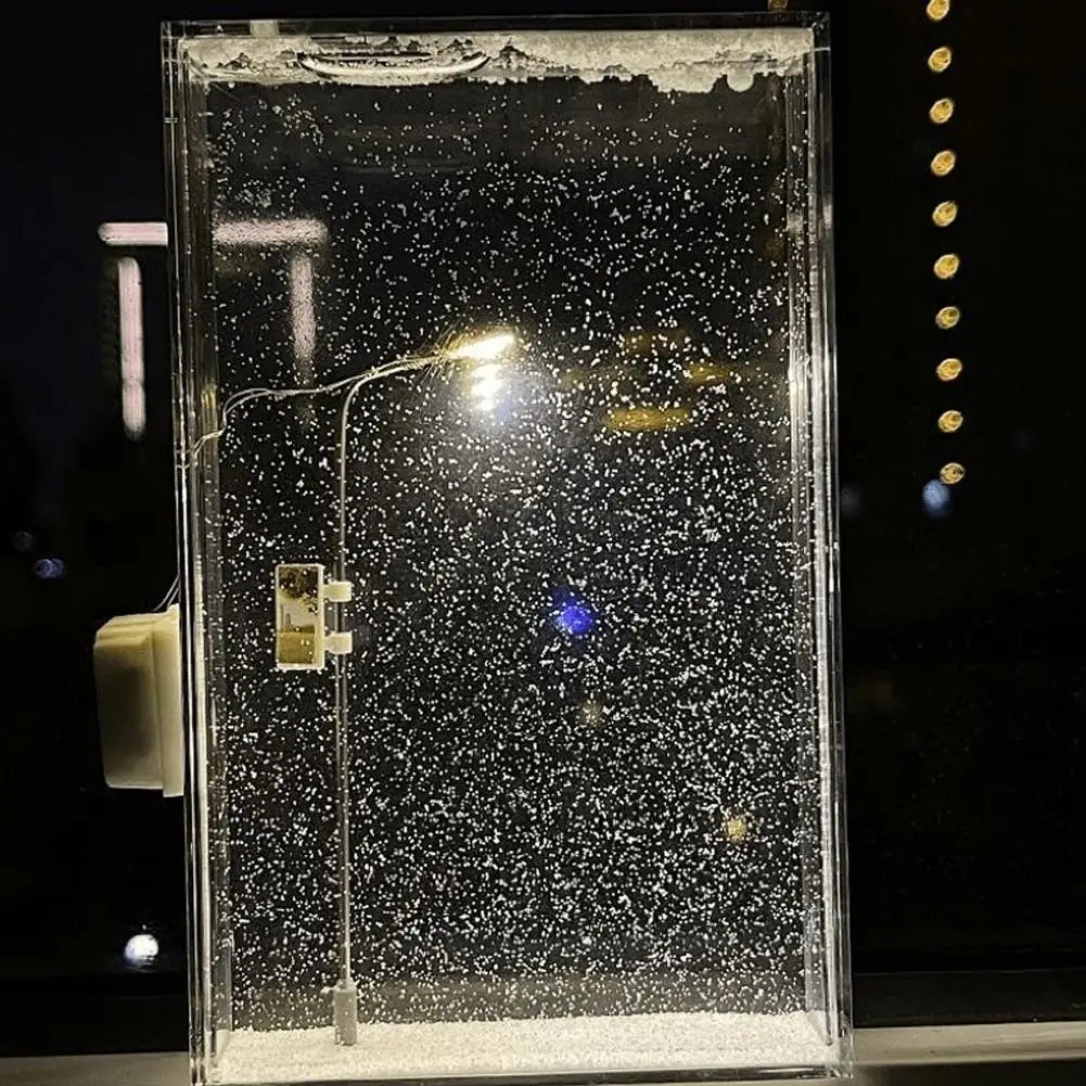 Veilleuse Lampadaire - Effet Neige