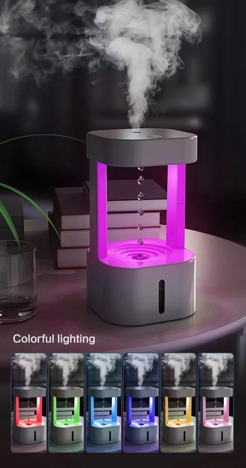 Humidificateur LED - 580ML - Anti-Gravity