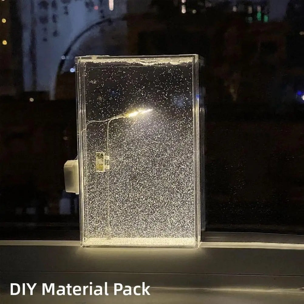 Veilleuse Lampadaire - Effet Neige